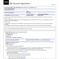 IRA Account Application