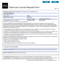 Check and Journal Request Form