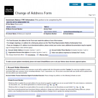 Change of Address Form